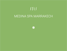 Tablet Screenshot of medina-spa-marrakech.com